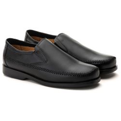 Sapatilha Comfort Masculino em Couro Preto 1000 - Ranster Dropshipping