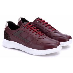 Tênis Masculino Ultra Leve Bordô Comfort 3024 - Ranster Dropshipping