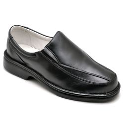Sapato Comfort Masculino em Couro Preto 2001 - Ranster Dropshipping