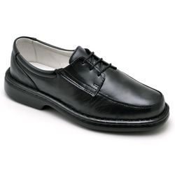 Sapato Comfort Masculino em Couro Preto 2002 - Ranster Dropshipping