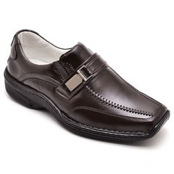 Sapato Comfort Masculino em Couro Café 2018 - Ranster Dropshipping