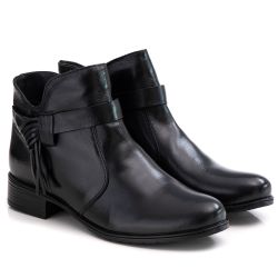 Bota Feminina em Couro Preta F254 - Ranster Dropshipping