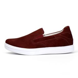 Slip On Masculino Bordô Comfort 3018 - Ranster Dropshipping