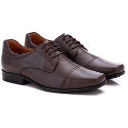 Sapato Social Comfort Masculino em Couro Café 021 - Ranster Dropshipping