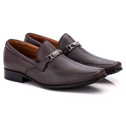 Sapato Social Comfort Masculino em Couro Café 017 - Ranster Dropshipping