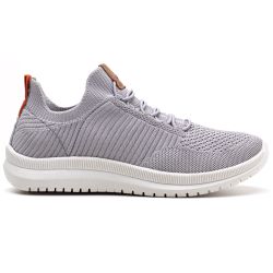 Tênis Sneaker Ultra Leve Feminino Ransterine Cinza... - Ransterine Calçados Comfort