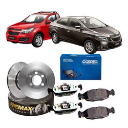 Kit Pastilha Disco Freio Montana/prisma 2008 2009 ... - 2R Auto Parts