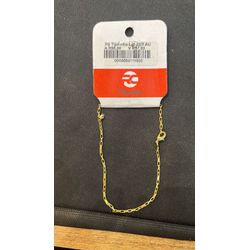 Pulseira Tijolinho Lagosta Banhado A Ouro 18k - 00... - RC JOIAS BY RUDI
