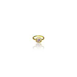 Anel Pequeno Príncipe Zircônia Banhado A Ouro 18k ... - RC JOIAS BY RUDI