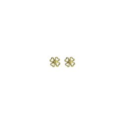 Brinco Quatro Trevo Vazado Banhado A Ouro 18K - 00... - RC JOIAS BY RUDI