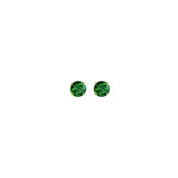 Brinco Diamante Verde Banhado A Ouro 18K - 0000000... - RC JOIAS BY RUDI