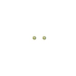 Brinco Redondo Verde Água Banhado A Ouro 18k - 000... - RC JOIAS BY RUDI