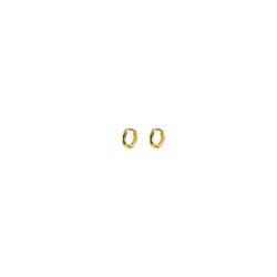 Brinco Argola Lisa Banhado A Ouro 18K - 0000000131... - RC JOIAS BY RUDI