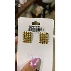 Brinco Tela Banhado Ouro 18K - 0000000002738 - RC JOIAS BY RUDI