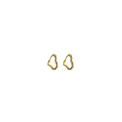 Brinco Argola Coração 12x12 Banhado A Ouro 18K - 0... - RC JOIAS BY RUDI