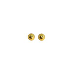 Brinco Bola Lisa AB Banhado a Ouro 18K - 000000012... - RC JOIAS BY RUDI