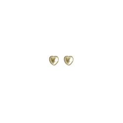 Brinco Pérola Coração Moldura Banhado A Ouro 18K -... - RC JOIAS BY RUDI