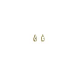 Brinco Pérola Gota Banhado A Ouro 18K - 0000000120... - RC JOIAS BY RUDI