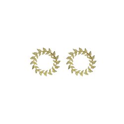 Brinco Ramo Banhado a Ouro 18K - 0000000111164 - RC JOIAS BY RUDI