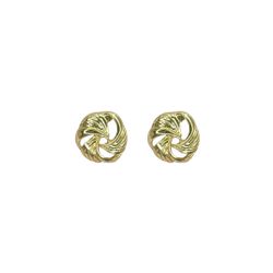 Brinco Vintage Vazado Banhado a Ouro 18K - 0000000... - RC JOIAS BY RUDI
