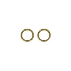 Brinco Arco Vazado Banhado A Ouro 18K - 0000000111... - RC JOIAS BY RUDI