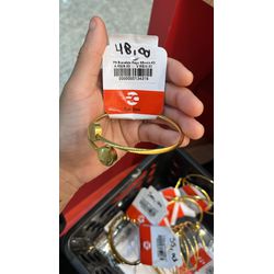 Pulseira Bracelete Regulável São Bento Aço Dourado... - RC JOIAS BY RUDI
