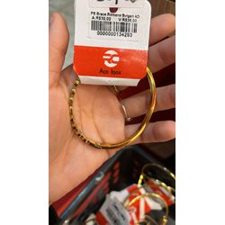 Pulseira Bracelete Romano Bvlgari Aço Dourado - 0... - RC JOIAS BY RUDI