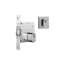 Fechadura Stam 1005 Pivotante Roseta Quadrada - 3R Construção e Acabamentos