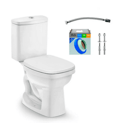 Kit Bacia com Caixa Acoplada Art Branco Incepa + C... - 3R Construção e Acabamentos