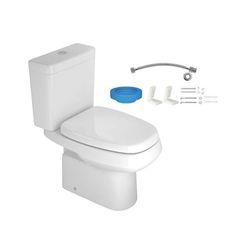 Kit Bacia com Caixa Acoplada Monte Carlo Branco De... - 3R Construção e Acabamentos