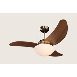 Ventilador Solano 110/127V Tron Cobreado/Verniz - 3R Construção e Acabamentos