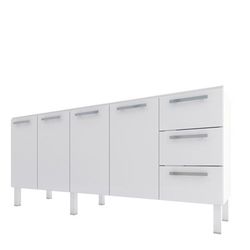 Gabinete Cozimax Cozinha 200cm Aço Venus Flat - 3R Construção e Acabamentos
