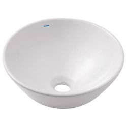 Cuba de Apoio Incepa Redonda Branca 35cm Loft R1 - 3R Construção e Acabamentos