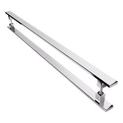 Puxador De Inox Cp Para Porta Pivotante 60Cm Ref-1... - 3R Construção e Acabamentos