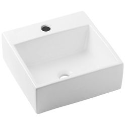 Cuba de Apoio 350 x 350mm com Mesa Loft Q6 Branco ... - 3R Construção e Acabamentos