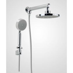 Chuveiro Perflex Metais Slim 20cm Com Ducha Manual - 3R Construção e Acabamentos