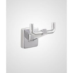 Cabide Duplo Like Square Cromado Perflex 12131410 - 3R Construção e Acabamentos