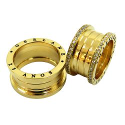 Aliança em Ouro 18k Estilo Bvlgari - 210242085 - RDJ Joias