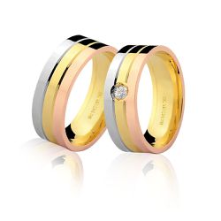 Aliança de Casamento Top em Ouro 18K - 7601454005 - RDJ Joias