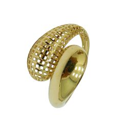 Anel em Ouro 18k 750 Serpentes Filigrana 2.6g 19mm - J03002989 - RDJ Joias