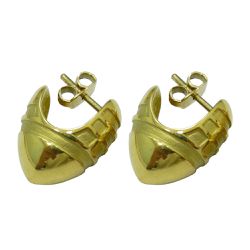 Brinco Egípcio em Ouro 18K 750 Maciço 9.7g 17mm - J01805669-6 - RDJ Joias