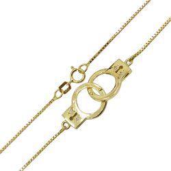 Corrente Algemas em Ouro 18k Brilhantes 6.0g 11.5mm - J06300596-0 - RDJ Joias