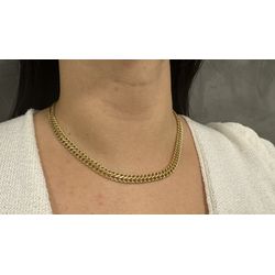 Corrente de Ouro 18K Elo Lacraia 45cm 7.0mm - JC0032215-0 - RDJ Joias