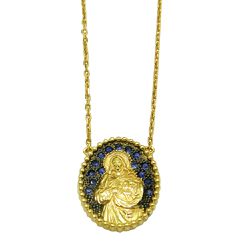 Gargantilha de Ouro 18k Coração de Jesus 3.6g 15.0mm - JRD0090113-6 - RDJ Joias