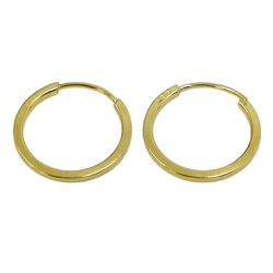 Argolinha em Ouro 18k Fio Quadrado 10.7x1.0mm - J01800603 - RDJ Joias