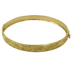 Pulseira em Ouro 18k Bracelete com Desenhos Egípcios - J027000517-7 - RDJ Joias