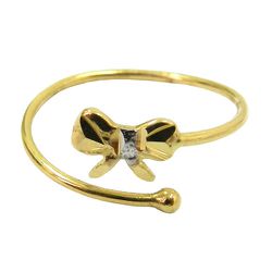 Anel de Falange em Ouro 18k Lacinho - J03001787 - RDJ Joias