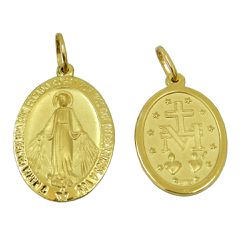 Medalha em Ouro 18k Nossa Senhora das Graças - J03100650 - RDJ Joias