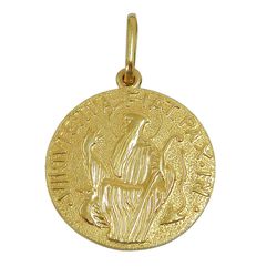 Medalha de São Bento em Ouro 18k Maciça - J03100811 - RDJ Joias