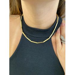 Colar de ouro 18k Lançamento - J047000165 - RDJ Joias